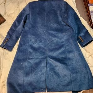 Petite Westerfield wool blend coat by Ann Taylor taylor. Blue, lined. Size small